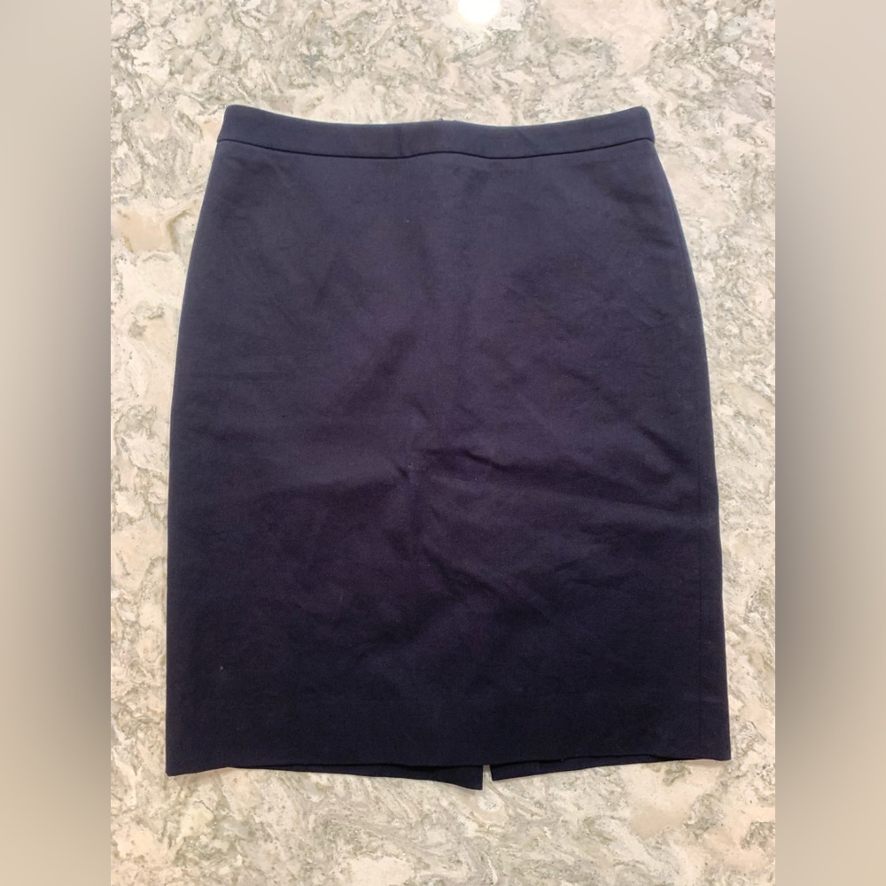 J CREW Pencil Skirt Navy
